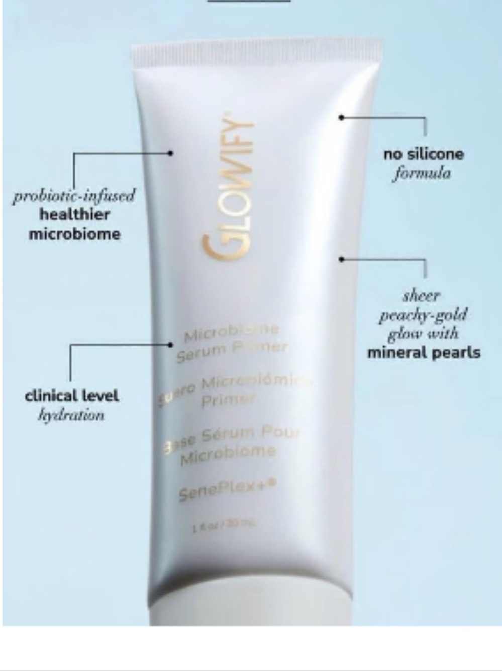 NWT SeneGence Glowify Microbiome Serum Primer SEALED!